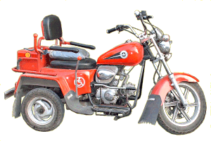 More modern 3 wheeler for aq handicapped person