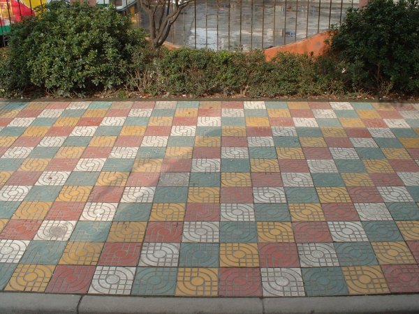 Sidewalk Tiles: Kunming  cast concrete  paving tiles