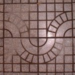 Beijing Sidewalk Tiles 4: a serpentine pattern