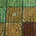 Sidewalk Tiles: more glazed snailshells - PuDong, Shanghai